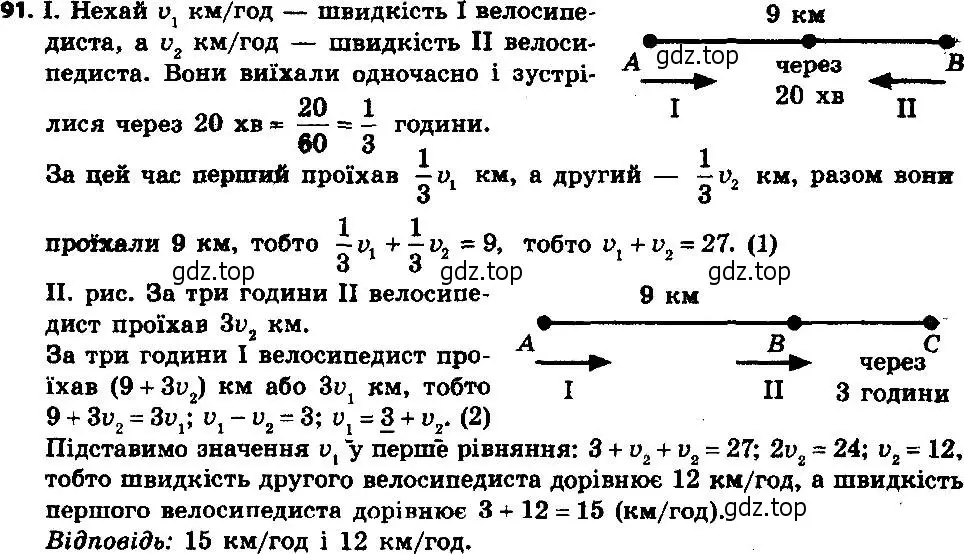 Решение 7. номер 91 (страница 23) гдз по алгебре 8 класс Мерзляк, Полонский, учебник