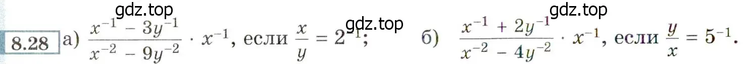 Условие номер 8.28 (страница 54) гдз по алгебре 8 класс Мордкович, Александрова, задачник 2 часть