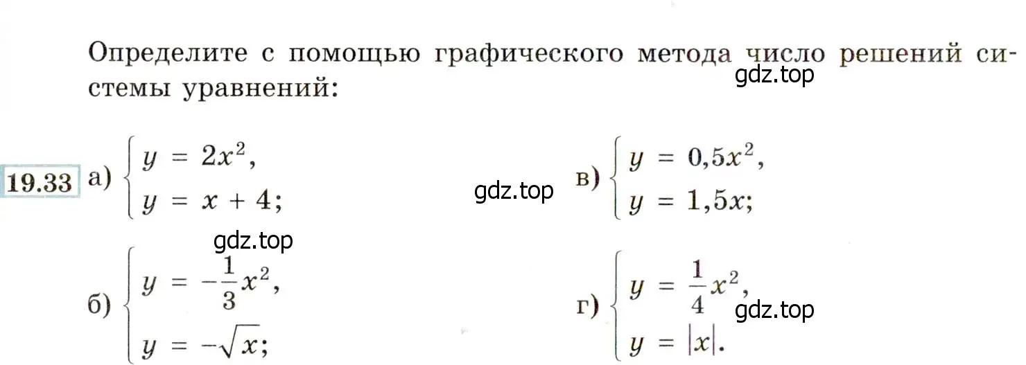 Условие номер 19.33 (17.33) (страница 108) гдз по алгебре 8 класс Мордкович, Александрова, задачник 2 часть