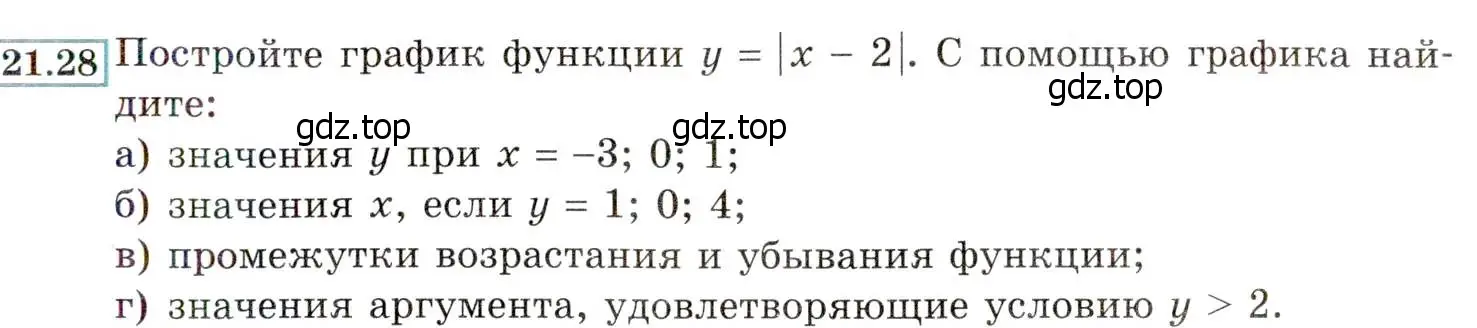 Условие номер 21.28 (19.28) (страница 125) гдз по алгебре 8 класс Мордкович, Александрова, задачник 2 часть