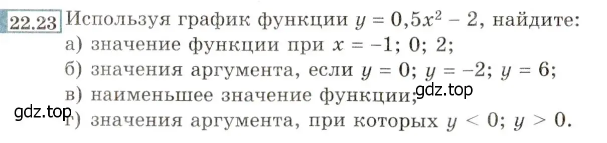 Условие номер 22.23 (20.23) (страница 134) гдз по алгебре 8 класс Мордкович, Александрова, задачник 2 часть