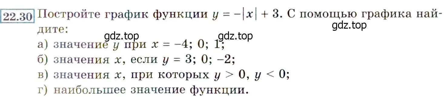 Условие номер 22.30 (20.30) (страница 135) гдз по алгебре 8 класс Мордкович, Александрова, задачник 2 часть