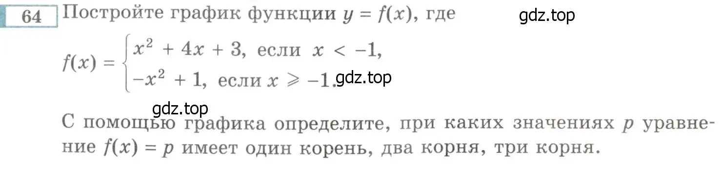 Условие номер 64 (страница 228) гдз по алгебре 8 класс Мордкович, Александрова, задачник 2 часть