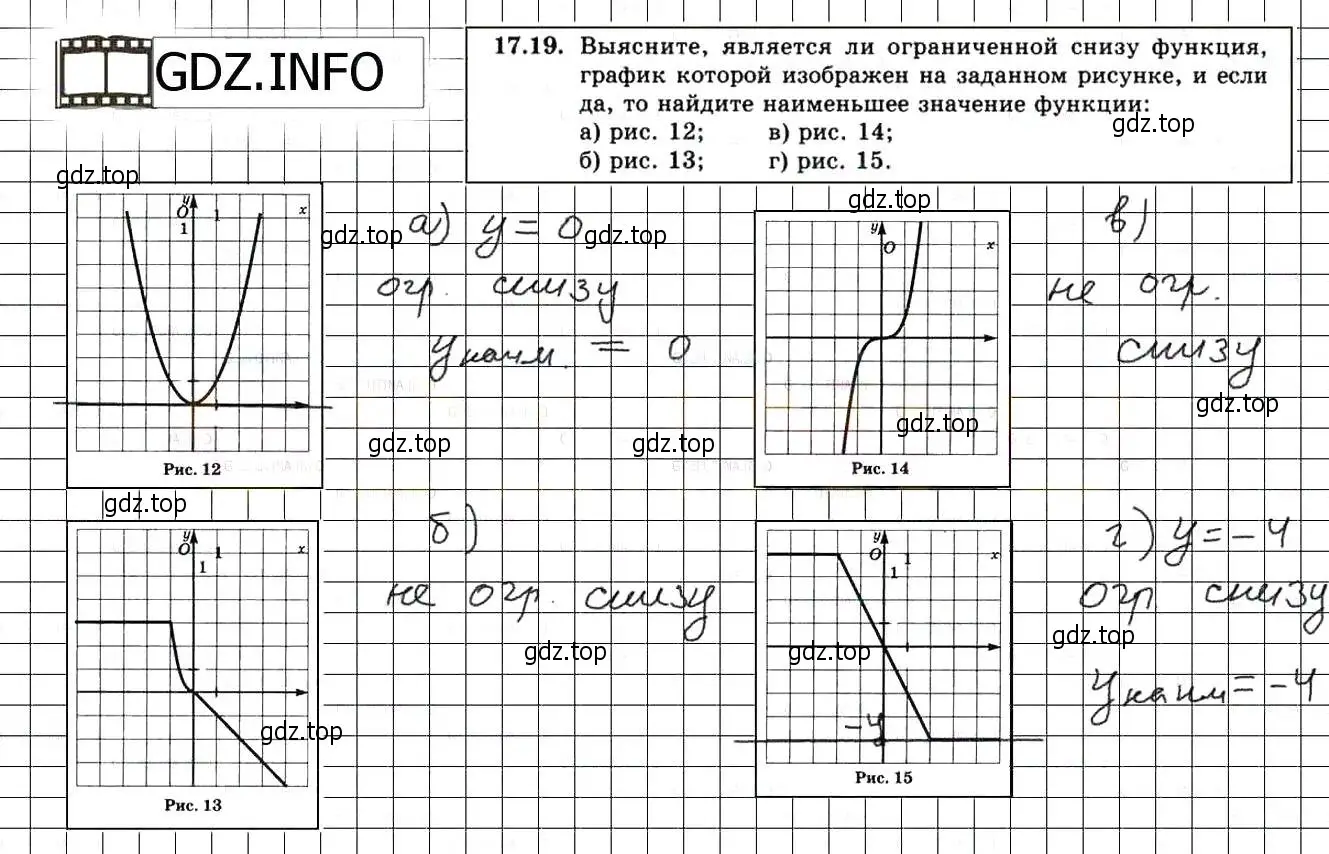 Решение 3. номер 19.19 (17.19) (страница 103) гдз по алгебре 8 класс Мордкович, Александрова, задачник 2 часть