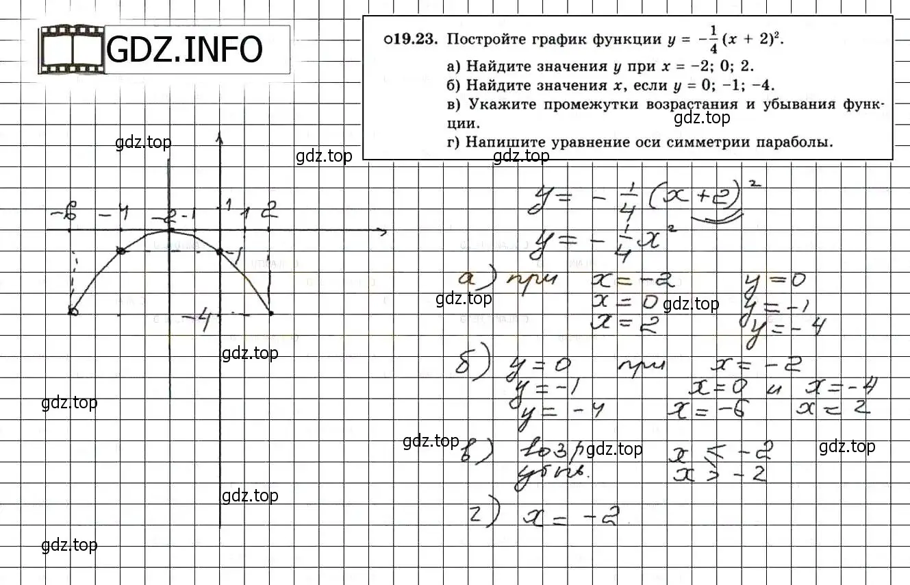 Решение 3. номер 21.23 (19.23) (страница 124) гдз по алгебре 8 класс Мордкович, Александрова, задачник 2 часть