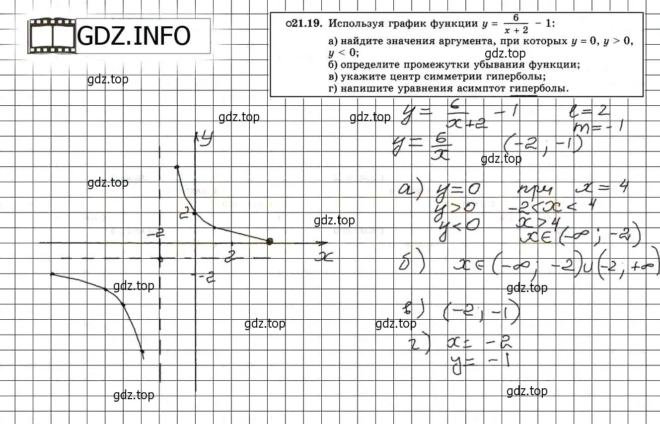 Решение 3. номер 23.19 (21.19) (страница 141) гдз по алгебре 8 класс Мордкович, Александрова, задачник 2 часть