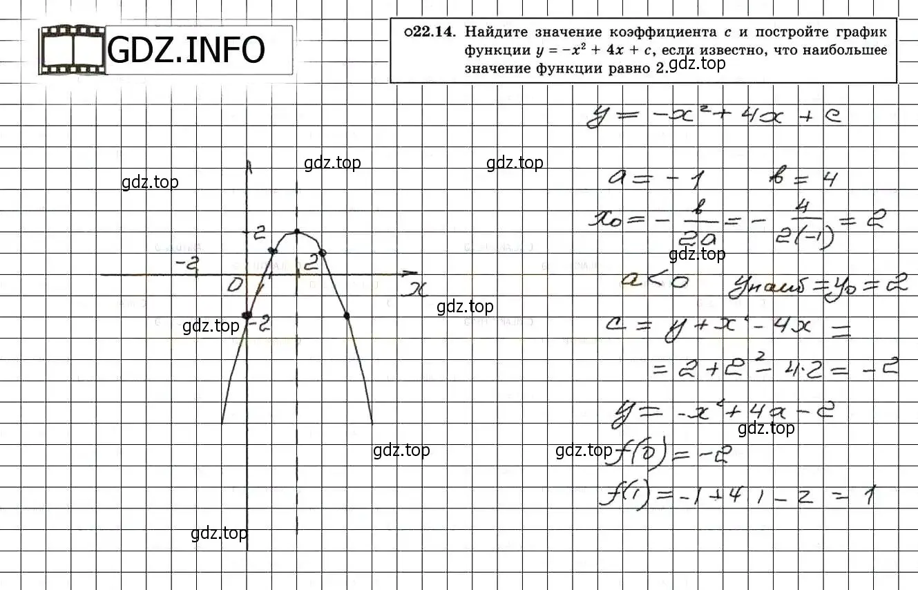 Решение 3. номер 24.14 (22.14) (страница 145) гдз по алгебре 8 класс Мордкович, Александрова, задачник 2 часть