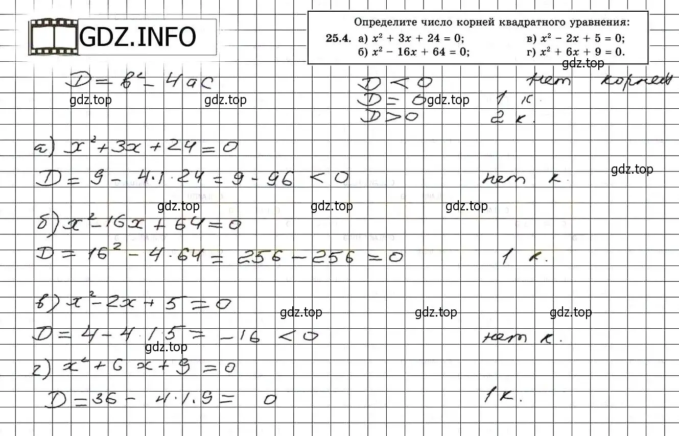 Решение 3. номер 28.4 (25.4) (страница 161) гдз по алгебре 8 класс Мордкович, Александрова, задачник 2 часть