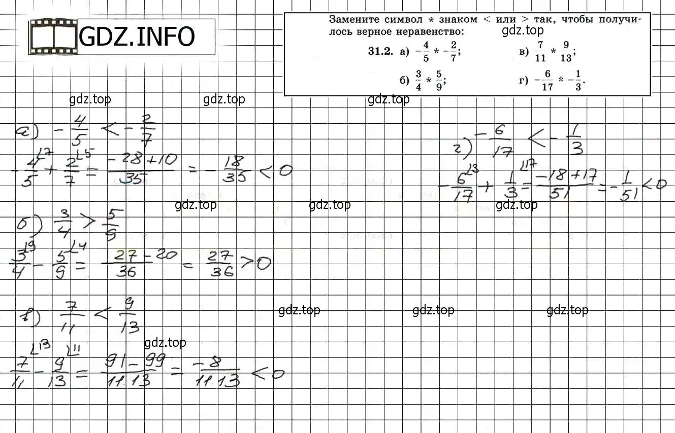 Решение 3. номер 33.2 (30.2) (страница 186) гдз по алгебре 8 класс Мордкович, Александрова, задачник 2 часть