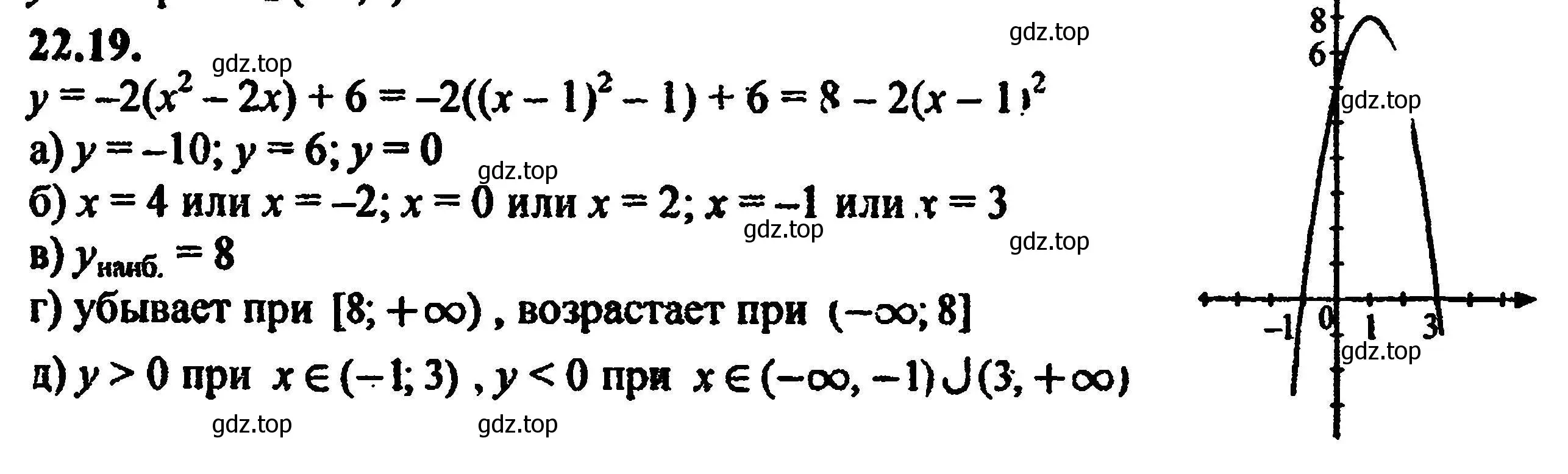 Решение 5. номер 24.19 (22.19) (страница 145) гдз по алгебре 8 класс Мордкович, Александрова, задачник 2 часть