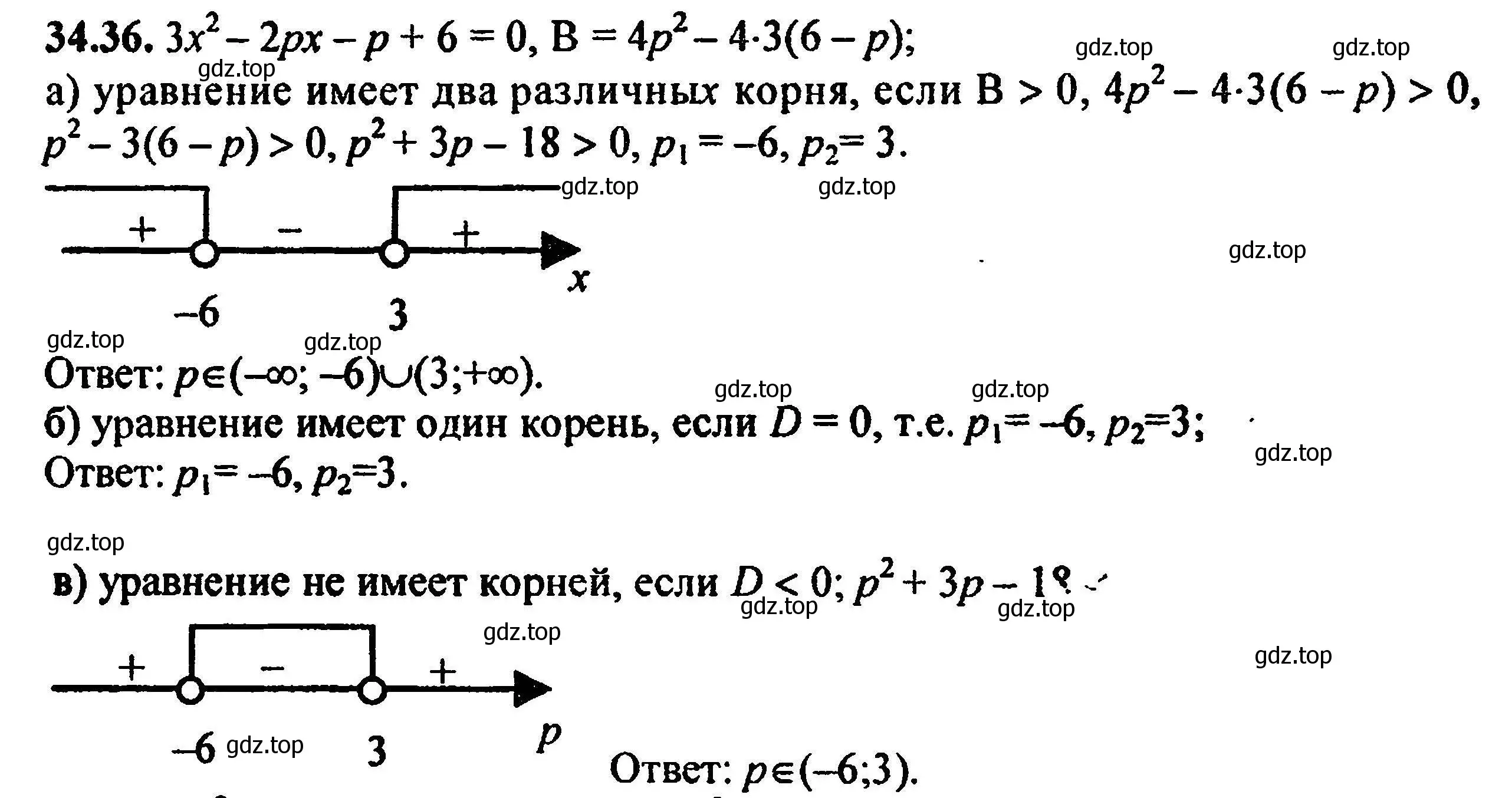 Решение 5. номер 37.36 (34.36) (страница 208) гдз по алгебре 8 класс Мордкович, Александрова, задачник 2 часть