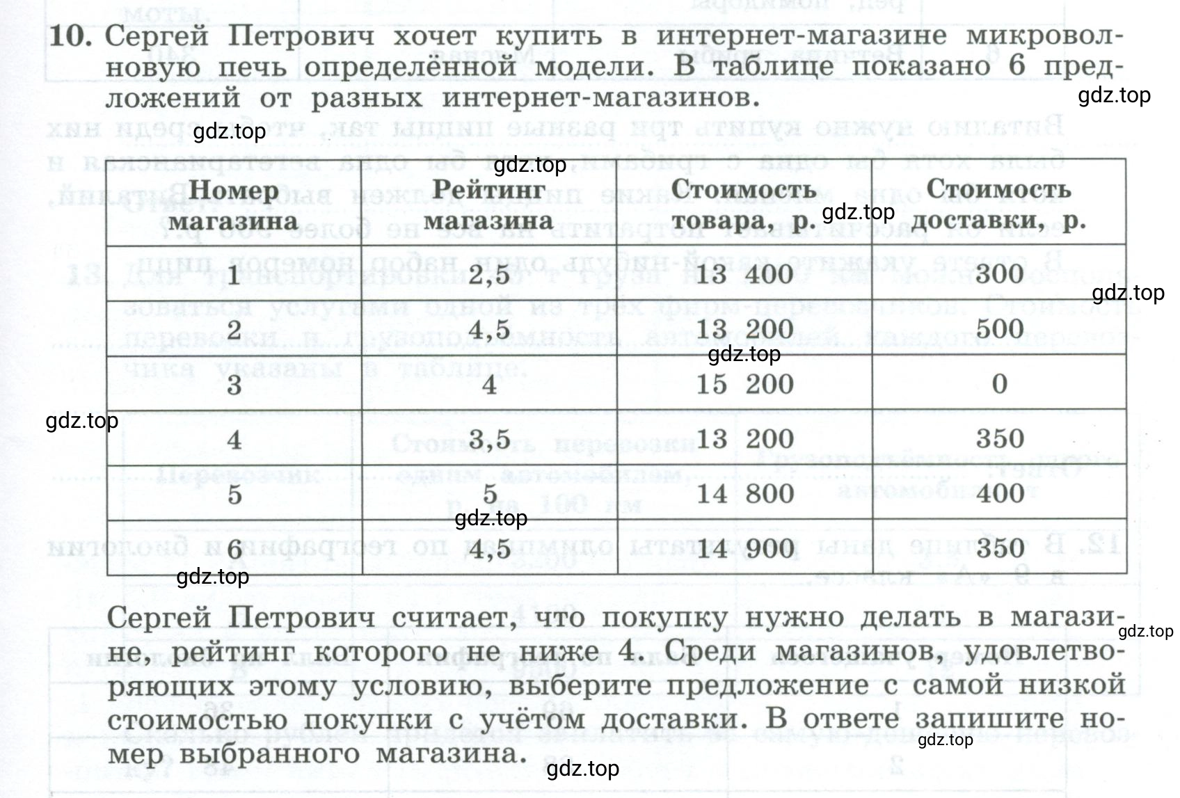 Условие номер 10 (страница 23) гдз по алгебре 9 класс Крайнева, Миндюк, рабочая тетрадь 1 часть