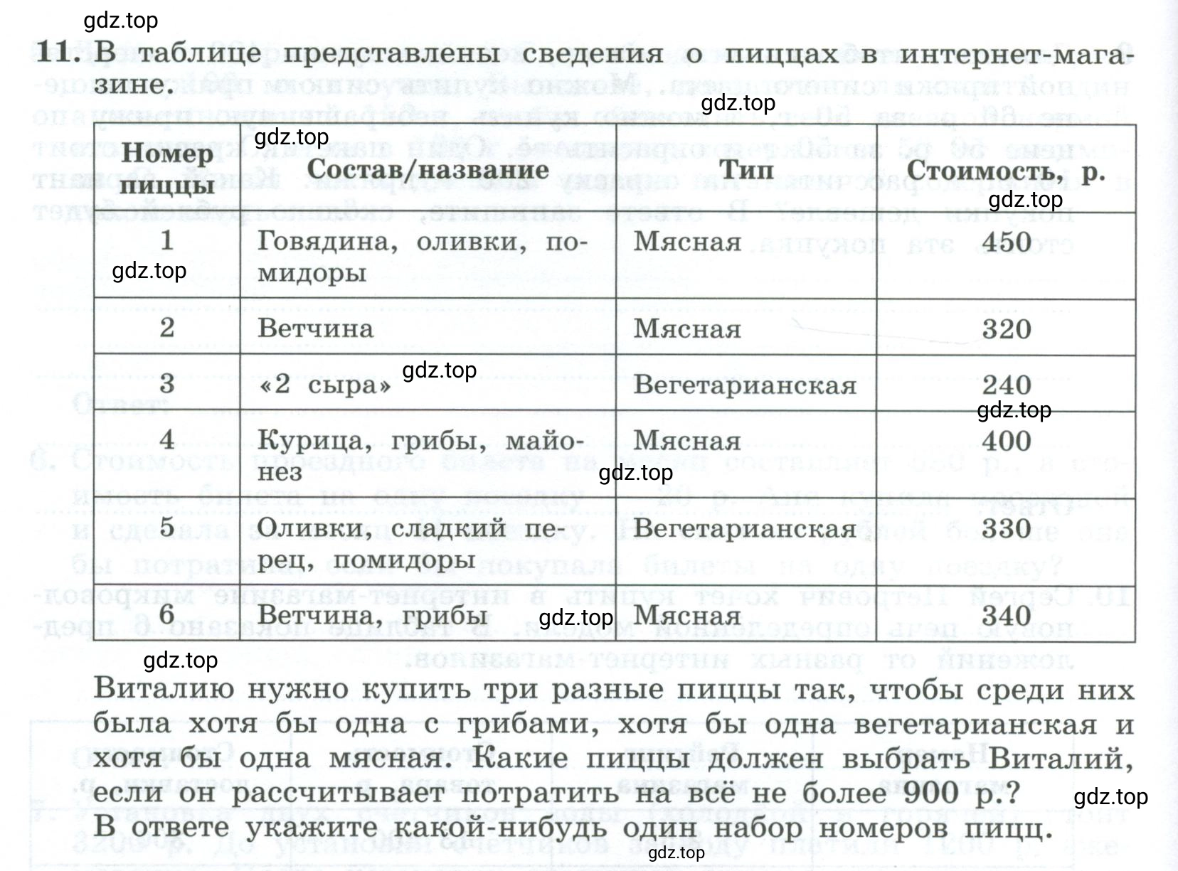 Условие номер 11 (страница 24) гдз по алгебре 9 класс Крайнева, Миндюк, рабочая тетрадь 1 часть