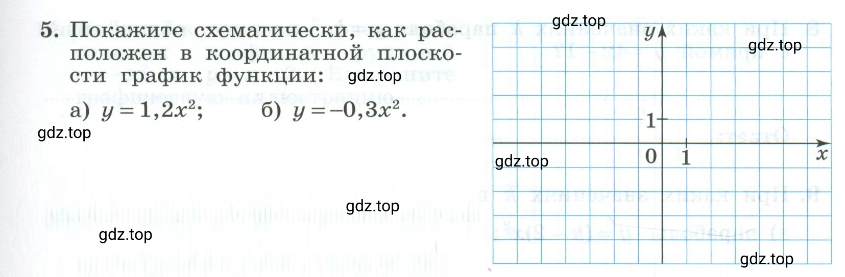 Условие номер 5 (страница 47) гдз по алгебре 9 класс Крайнева, Миндюк, рабочая тетрадь 1 часть