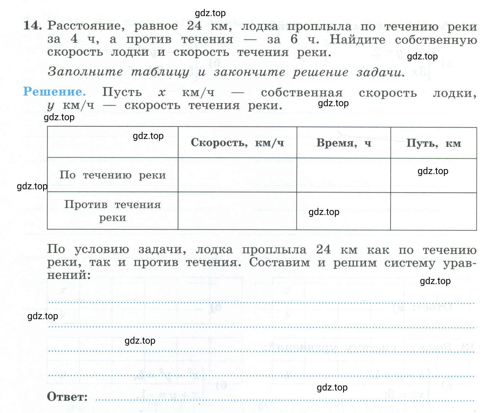 Условие номер 14 (страница 78) гдз по алгебре 9 класс Крайнева, Миндюк, рабочая тетрадь 2 часть