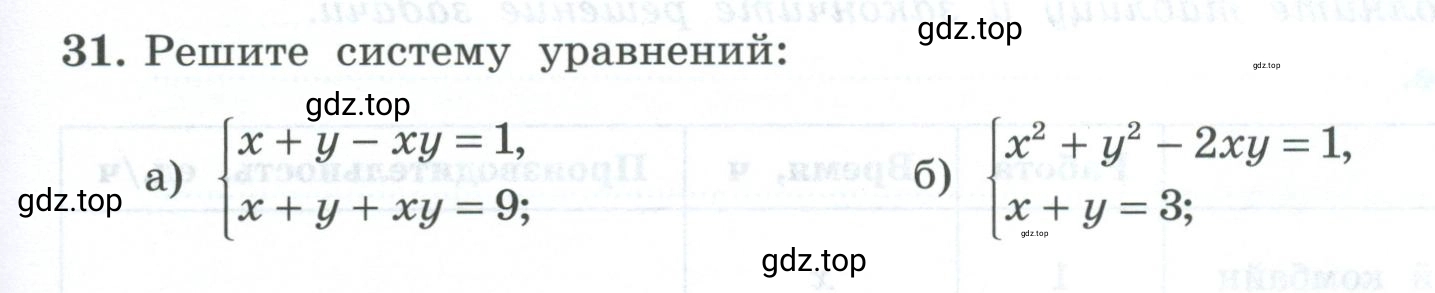 Условие номер 31 (страница 89) гдз по алгебре 9 класс Крайнева, Миндюк, рабочая тетрадь 2 часть