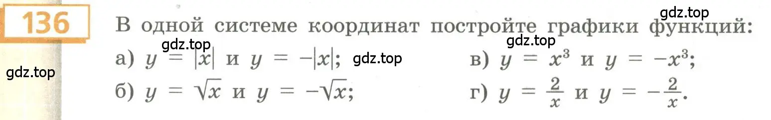 Условие номер 136 (страница 55) гдз по алгебре 9 класс Бунимович, Кузнецова, учебное пособие