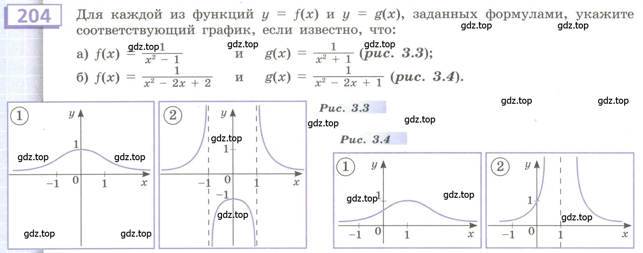 Условие номер 204 (страница 86) гдз по алгебре 9 класс Бунимович, Кузнецова, учебное пособие