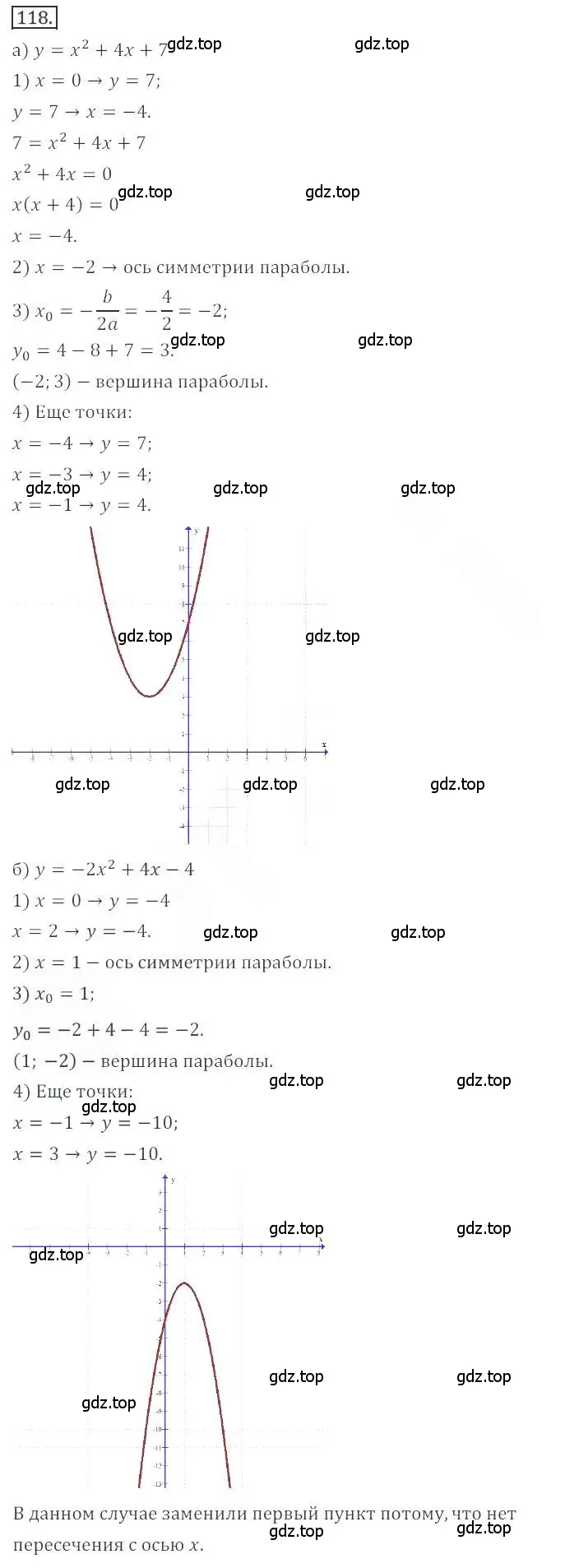 Решение номер 118 (страница 51) гдз по алгебре 9 класс Бунимович, Кузнецова, учебное пособие