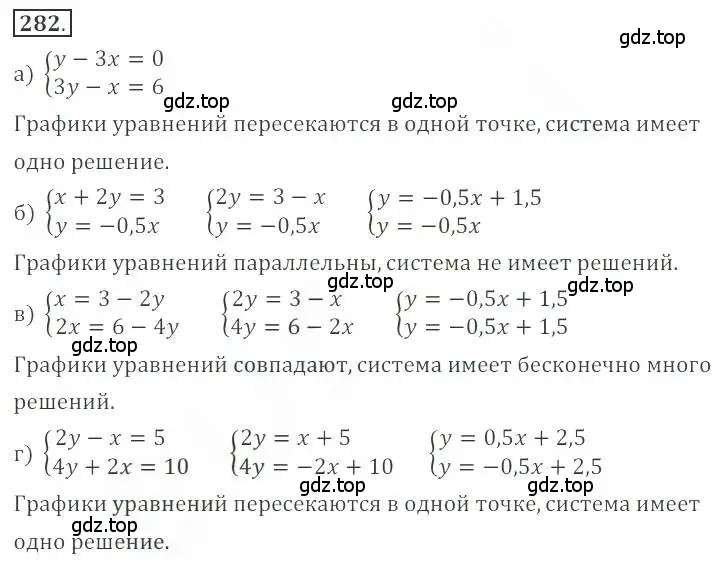 Решение номер 282 (страница 104) гдз по алгебре 9 класс Бунимович, Кузнецова, учебное пособие