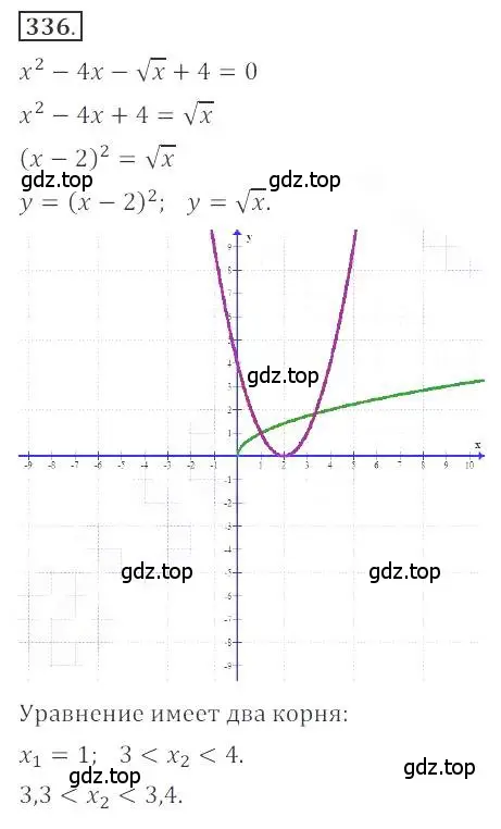 Решение номер 336 (страница 117) гдз по алгебре 9 класс Бунимович, Кузнецова, учебное пособие