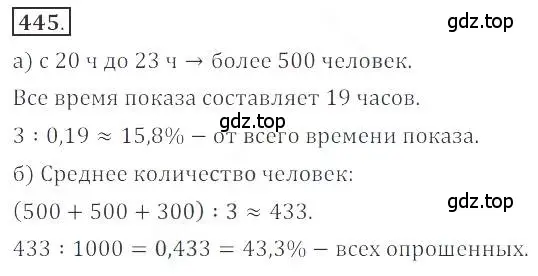 Решение номер 445 (страница 173) гдз по алгебре 9 класс Бунимович, Кузнецова, учебное пособие