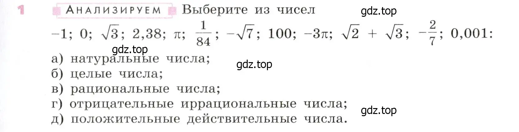 Условие № 1 (страница 9) гдз по алгебре 9 класс Дорофеев, Суворова, учебник