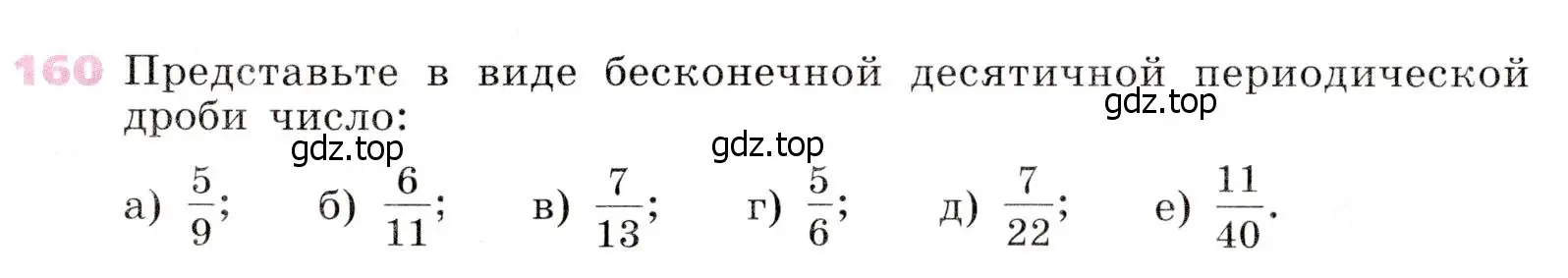 Условие № 160 (страница 59) гдз по алгебре 9 класс Дорофеев, Суворова, учебник