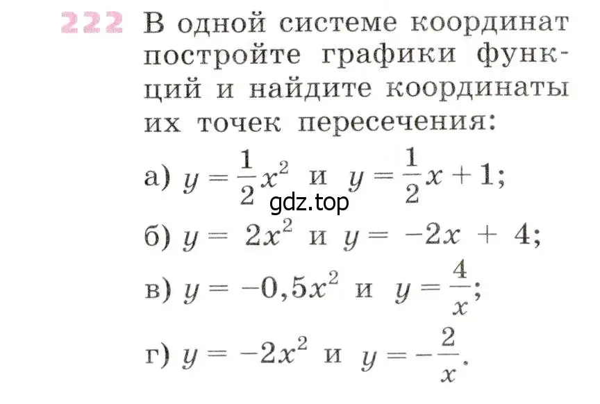 Условие № 222 (страница 88) гдз по алгебре 9 класс Дорофеев, Суворова, учебник