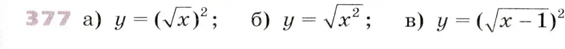 Условие № 377 (страница 155) гдз по алгебре 9 класс Дорофеев, Суворова, учебник