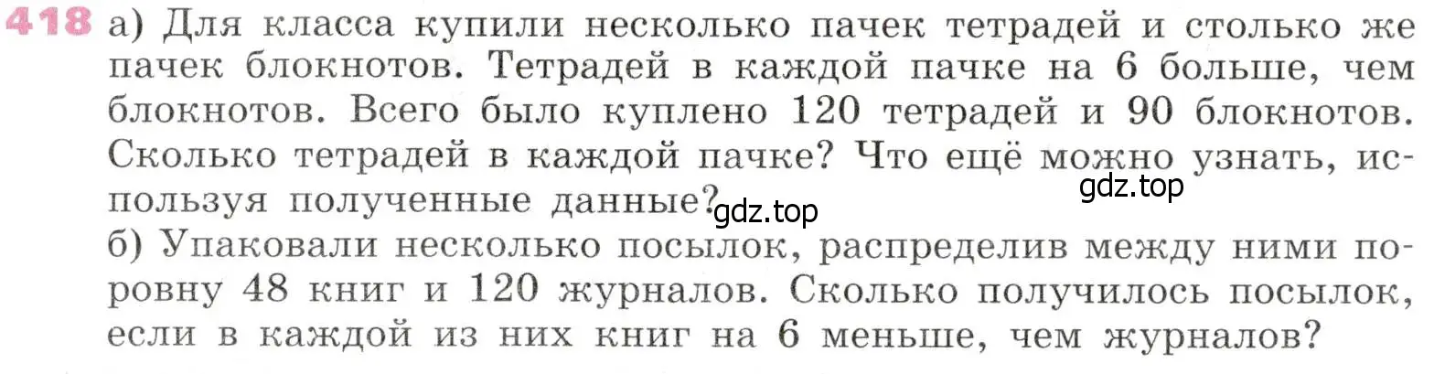 Условие № 418 (страница 171) гдз по алгебре 9 класс Дорофеев, Суворова, учебник