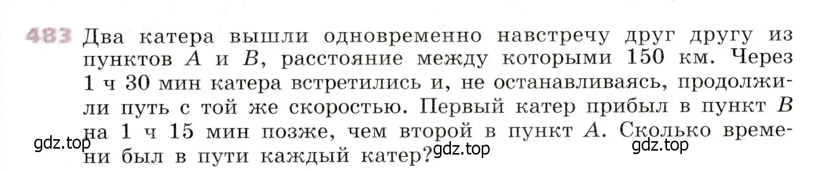 Условие № 483 (страница 191) гдз по алгебре 9 класс Дорофеев, Суворова, учебник