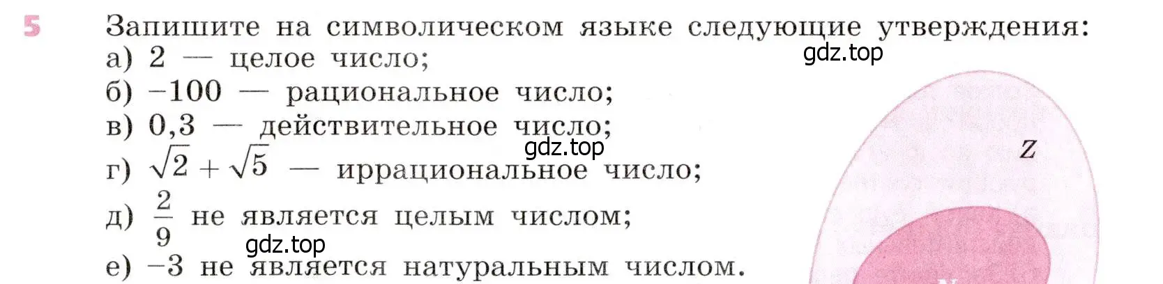 Условие № 5 (страница 10) гдз по алгебре 9 класс Дорофеев, Суворова, учебник