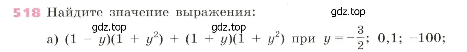 Условие № 518 (страница 205) гдз по алгебре 9 класс Дорофеев, Суворова, учебник