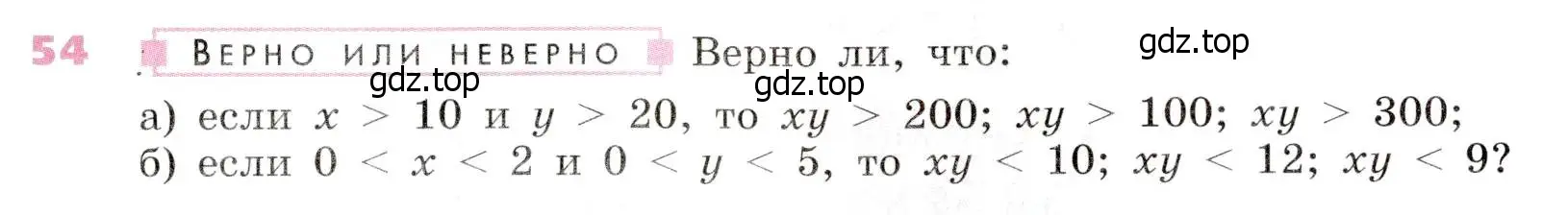 Условие № 54 (страница 23) гдз по алгебре 9 класс Дорофеев, Суворова, учебник