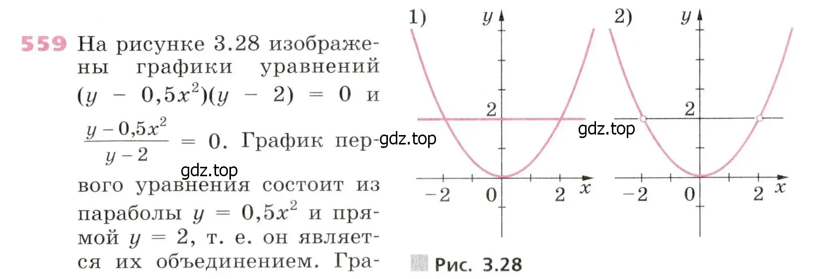 Условие № 559 (страница 211) гдз по алгебре 9 класс Дорофеев, Суворова, учебник