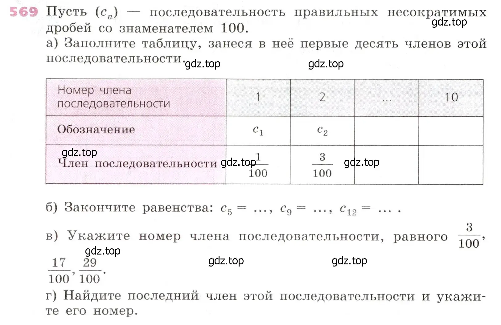 Условие № 569 (страница 223) гдз по алгебре 9 класс Дорофеев, Суворова, учебник