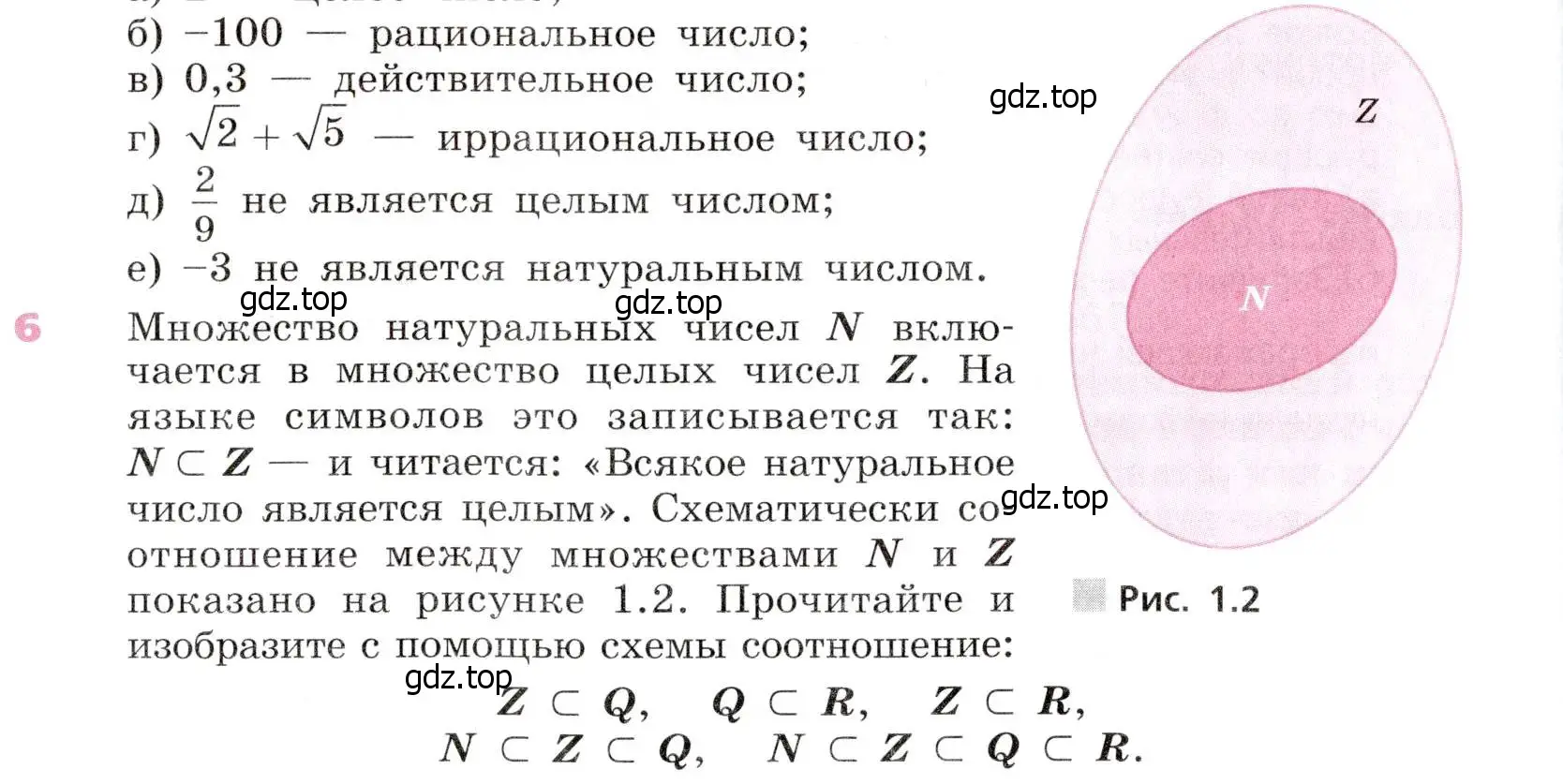 Условие № 6 (страница 10) гдз по алгебре 9 класс Дорофеев, Суворова, учебник