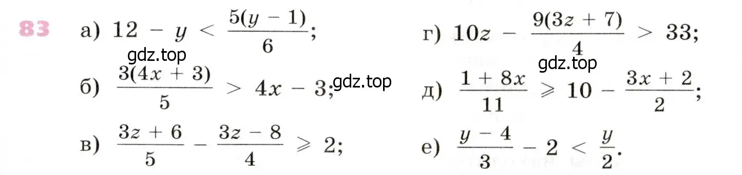 Условие № 83 (страница 31) гдз по алгебре 9 класс Дорофеев, Суворова, учебник