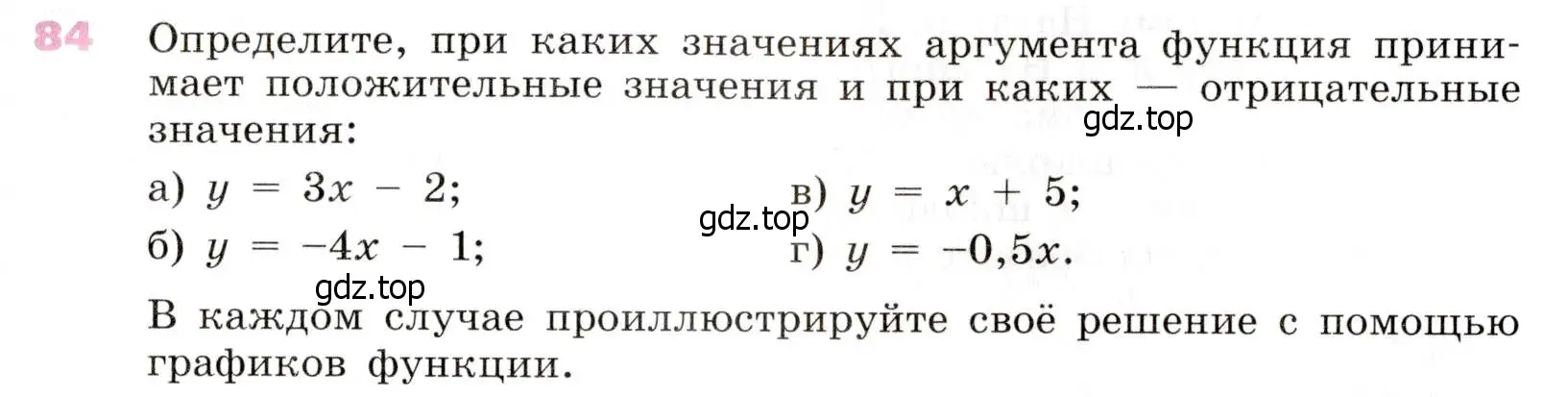 Условие № 84 (страница 31) гдз по алгебре 9 класс Дорофеев, Суворова, учебник