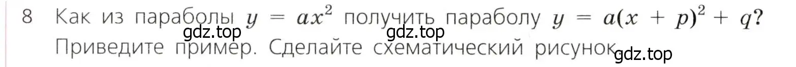 Условие № 8 (страница 138) гдз по алгебре 9 класс Дорофеев, Суворова, учебник