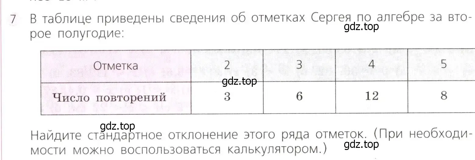 Условие № 7 (страница 325) гдз по алгебре 9 класс Дорофеев, Суворова, учебник