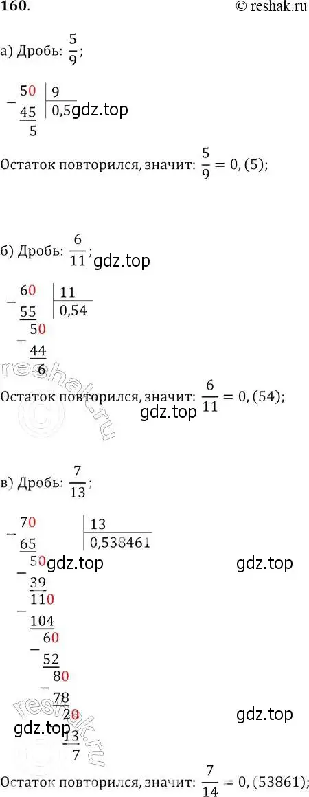 Решение 2. № 160 (страница 59) гдз по алгебре 9 класс Дорофеев, Суворова, учебник