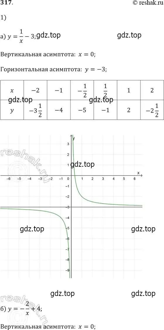 Решение 2. № 317 (страница 130) гдз по алгебре 9 класс Дорофеев, Суворова, учебник