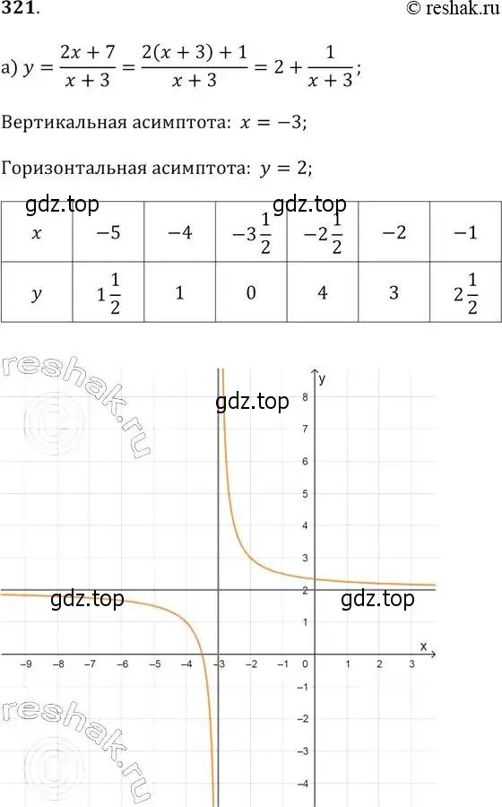 Решение 2. № 321 (страница 130) гдз по алгебре 9 класс Дорофеев, Суворова, учебник