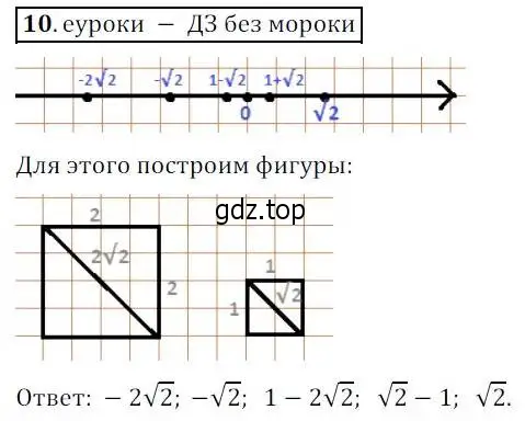 Решение 3. № 10 (страница 11) гдз по алгебре 9 класс Дорофеев, Суворова, учебник