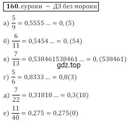 Решение 3. № 160 (страница 59) гдз по алгебре 9 класс Дорофеев, Суворова, учебник