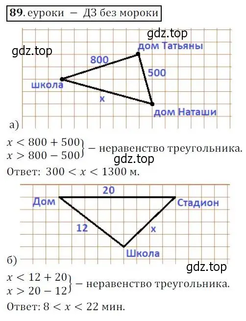 Решение 3. № 89 (страница 32) гдз по алгебре 9 класс Дорофеев, Суворова, учебник