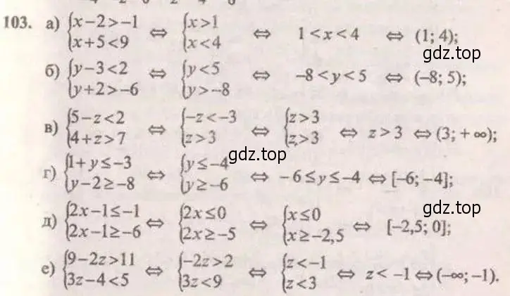 Решение 4. № 103 (страница 37) гдз по алгебре 9 класс Дорофеев, Суворова, учебник
