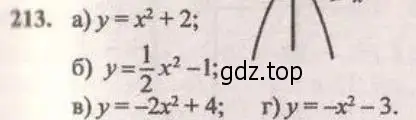 Решение 4. № 213 (страница 81) гдз по алгебре 9 класс Дорофеев, Суворова, учебник